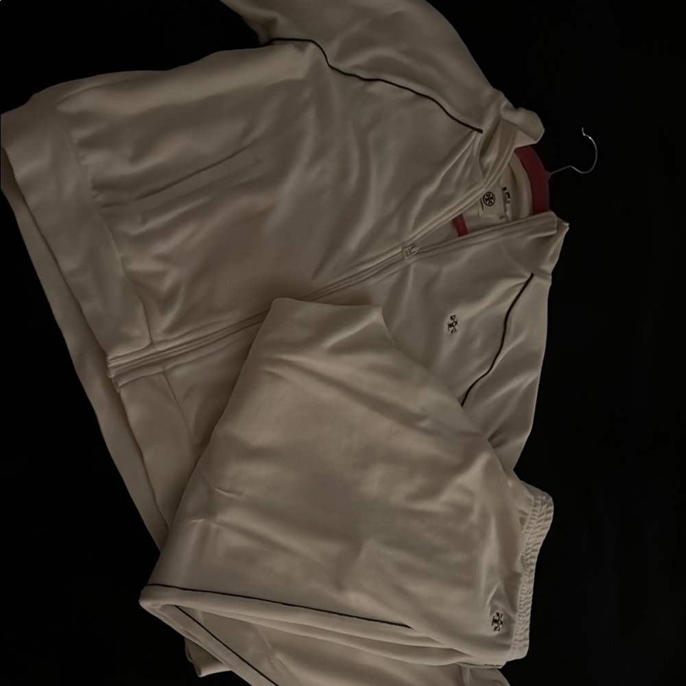 Tory Burch Cream Tracksuit Set